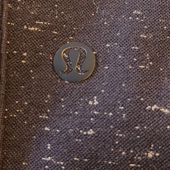 Lululemon Ebb To Street Seamless Navy Speckled 7/8‎ Leggings Size 10 Heavyweight - Picture 5 of 6